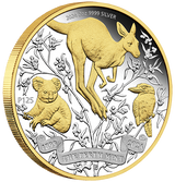 The Perth Mint's 125th Anniversary 2024 2oz Silver Proof Gilded Coin