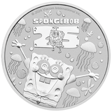 SpongeBob Squarepants 2024 1oz Silver Bullion Coin In Card