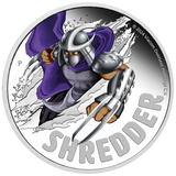 Teenage Mutant Ninja Turtles - Shredder 2024 1oz Silver Coloured Proof Coin