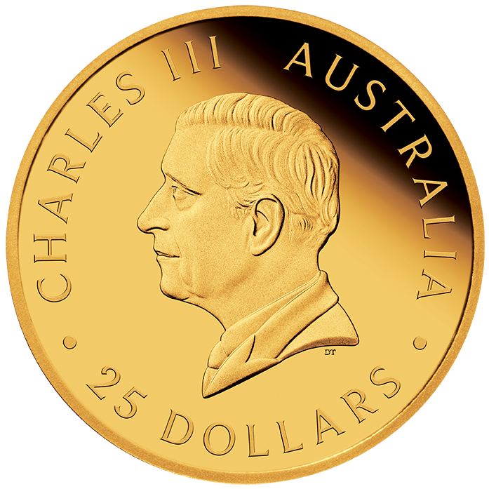 2025 $25 1/4oz Gold Proof Coin. Australian Kangaroo.