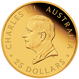 2025 $25 1/4oz Gold Proof Coin. Australian Kangaroo.