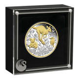 The Perth Mint's 125th Anniversary 2024 2oz Silver Proof Gilded Coin