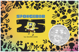 SpongeBob Squarepants 2024 1oz Silver Bullion Coin In Card