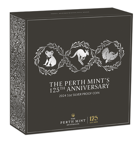 The Perth Mint's 125th Anniversary 2024 1oz Silver Proof Coin