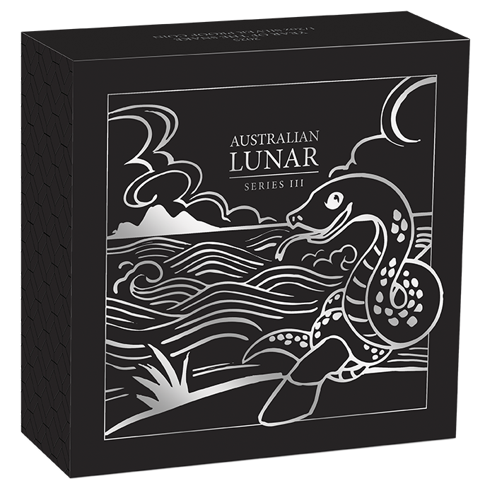 Australian Lunar Series III 2025 Year of the Snake 1/2oz Silver Proof Coin