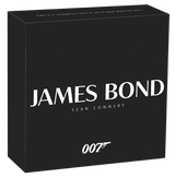 James Bond Sean Connery 1oz Silver Proof Coloured Coin