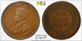 1923 Half Penny. PCGS VF35.