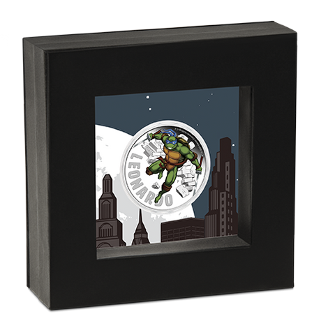 Teenage Mutant Ninja Turtles - Leonardo 2024 1oz Silver Coloured Proof Coin