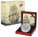 2018 The First Fleet 2oz Silver Proof Coin – Niue