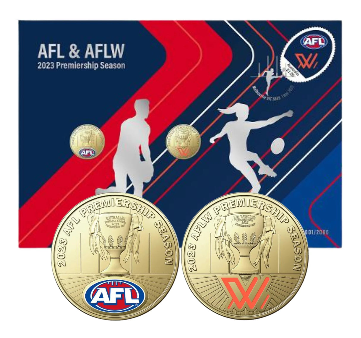 2023 AFL and AFLW Limited-Edition Two-Coin PNC