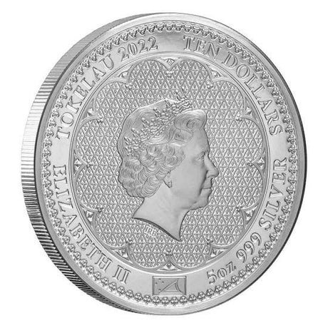 2022 $10 Tokelau 5oz Silver Proof Coin - Diana Princess of Wales