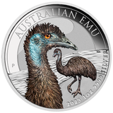 2023 AUSTRALIAN EMU 2023 1oz SILVER COLOURED COIN