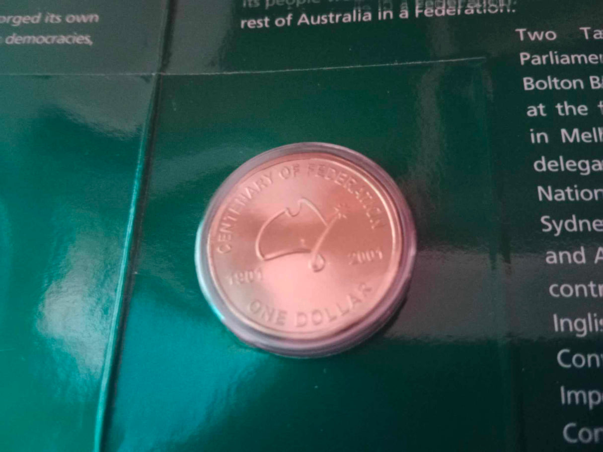 2001 State Series Uncirculated Three Coin Set. Tasmania