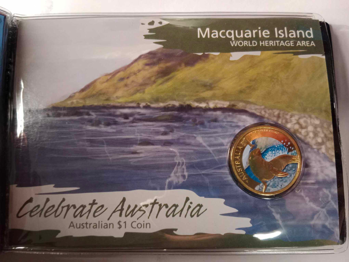 2011 Celebrate Australia $1 Five Coin Collectors Album.