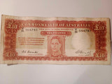 1949 10 Pound. Coombs/Watts R60. Fine (Pinholes).