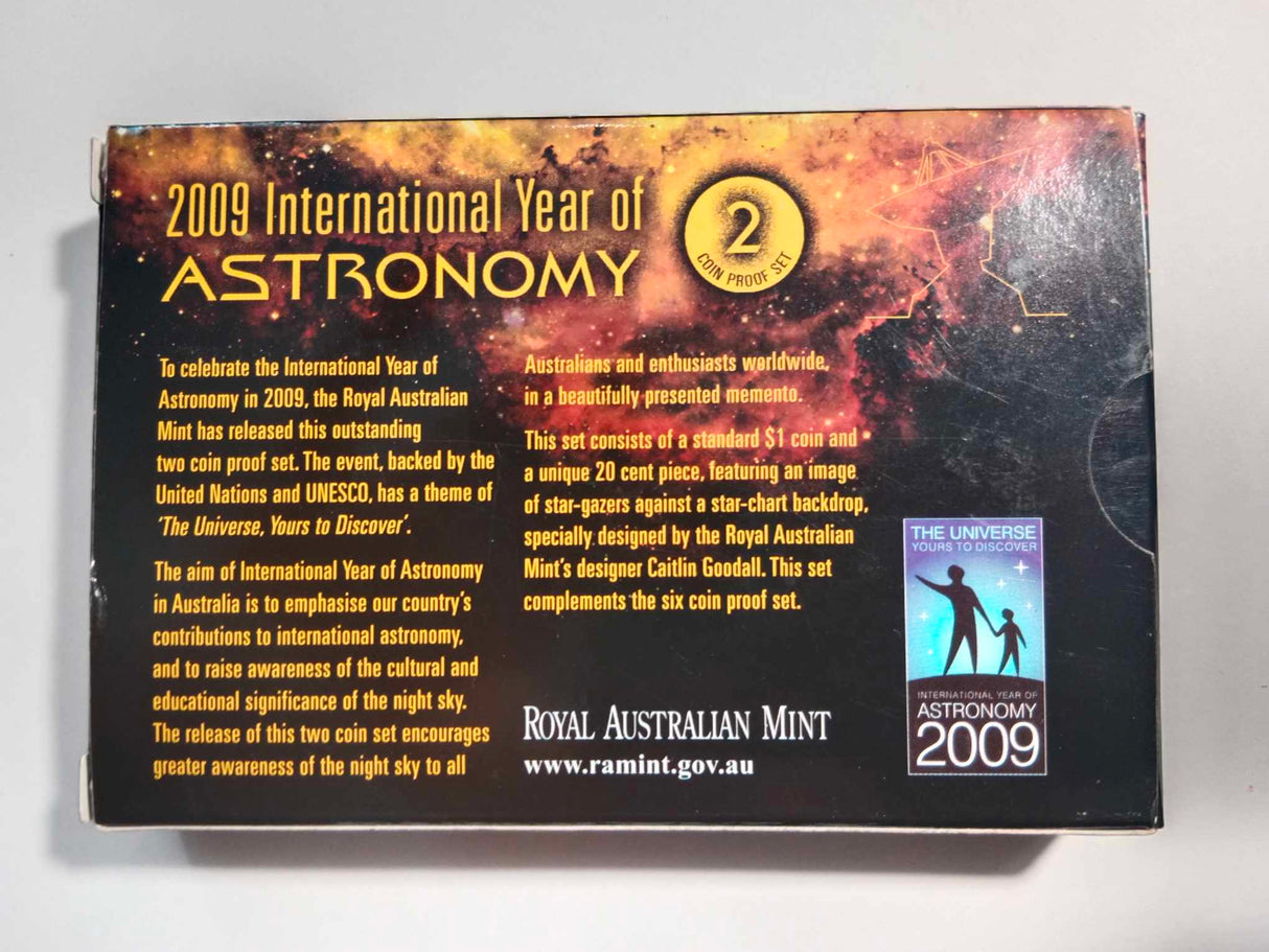 2009 International Year of Astronomy 2 Coin Proof Set.