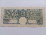 1949 R47 Coombs/Watt 5 Pound Banknote. Fine