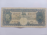 1949 R47 Coombs/Watt 5 Pound Banknote. Fine