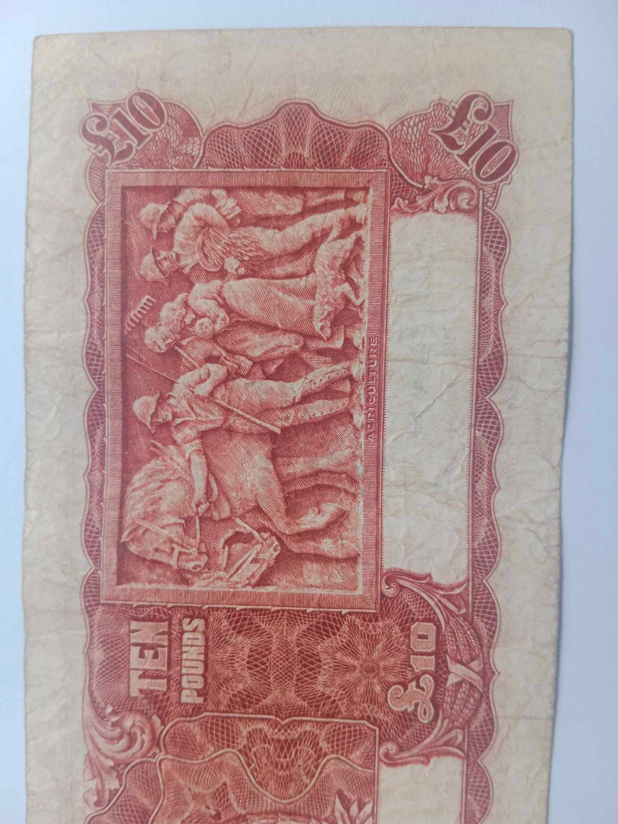 1949 R60 Coobs/Watts 10 Pound. About Fine. Note.