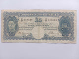 1949 R47 Coombs/Watt 5 Pound Banknote. Almost Fine.