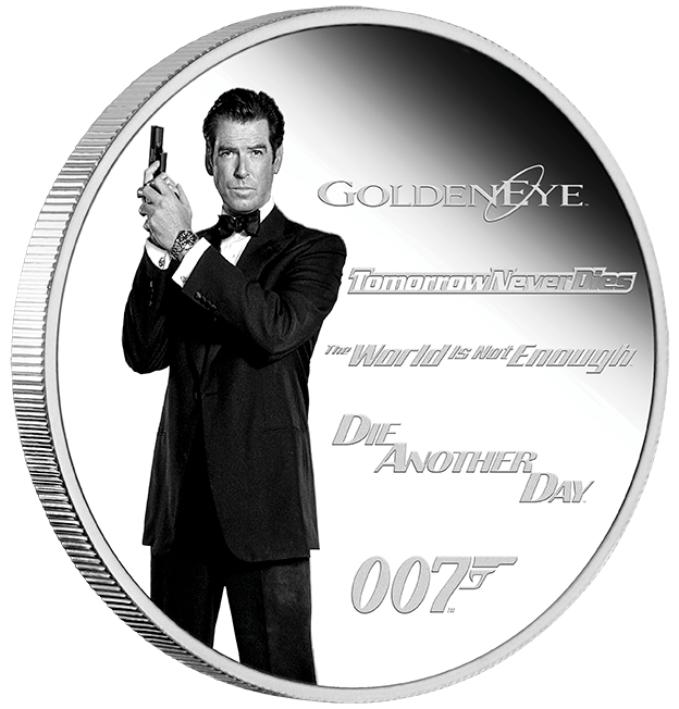 2024 James Bond Legacy Series. 1oz Silver Proof Coloured Coin. 4th Issue