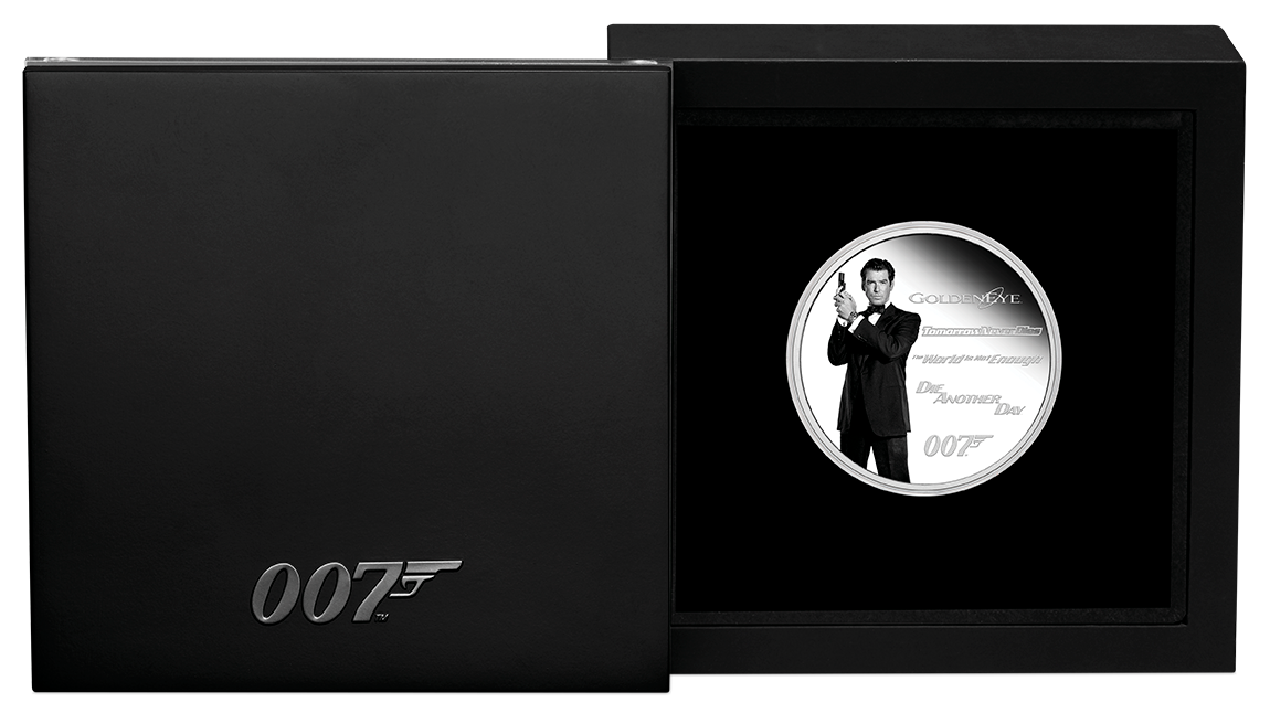 2024 James Bond Legacy Series. 1oz Silver Proof Coloured Coin. 4th Issue