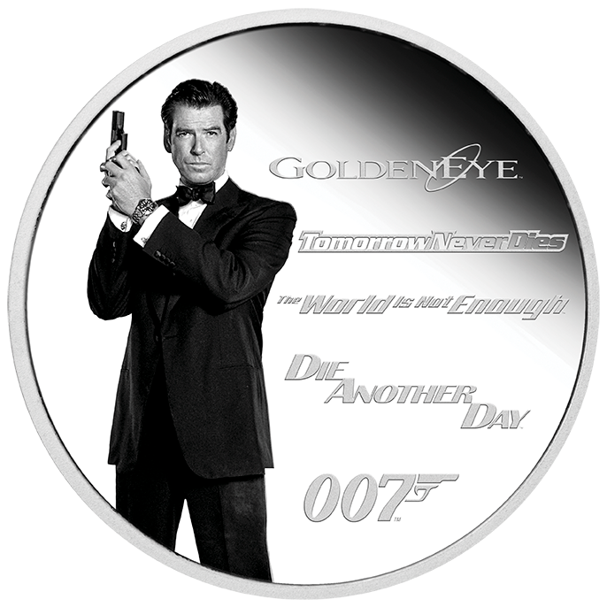 2024 James Bond Legacy Series. 1oz Silver Proof Coloured Coin. 4th Issue