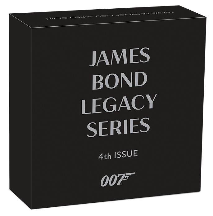 2024 James Bond Legacy Series. 1oz Silver Proof Coloured Coin. 4th Issue