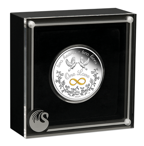 2024 One Love. 1oz Silver Proof Coin.