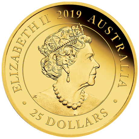 2019 Australia $25 Sovereign - Inlaid Number 200