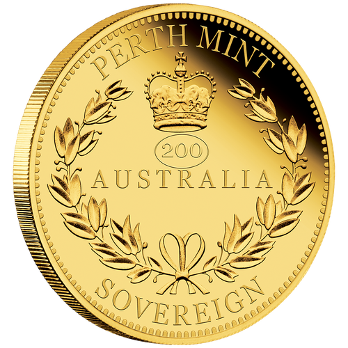 2019 Australia $25 Sovereign - Inlaid Number 200