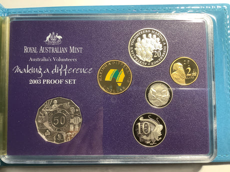 2003 Australian Proof Coin Set.