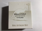 2012 $1 Silver Brilliant Uncirculated Coin. Kangaroo At Sunset. F15 Privy Mark.