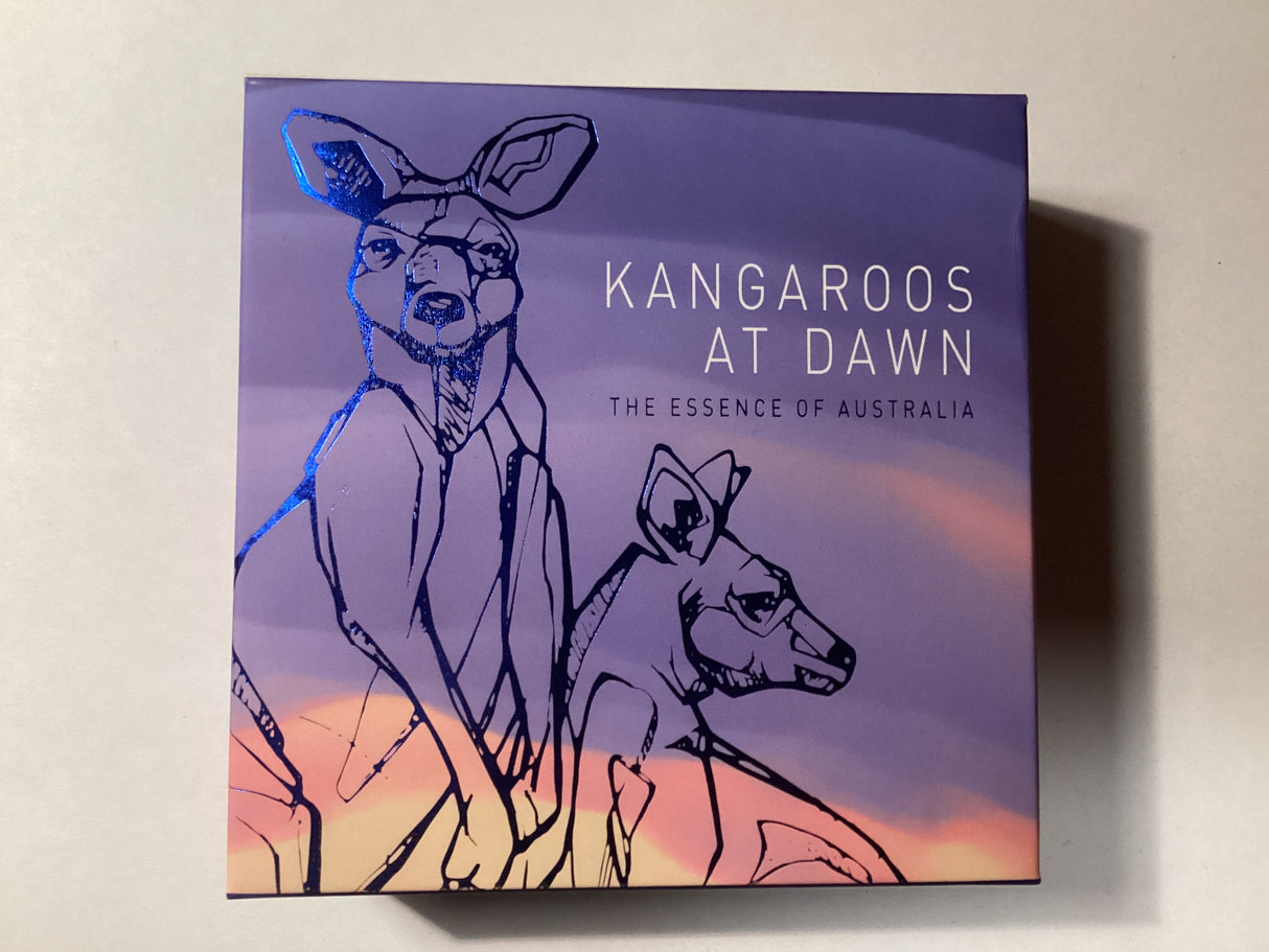 2020 $1 Kangaroos At Dawn. The Essence of Australia.