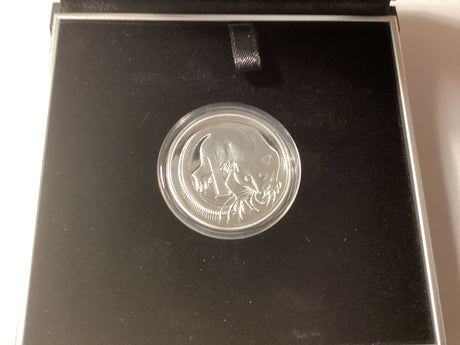 2017 1c High Relief Silver Proof Coin. Decimal Designs in Perspective.