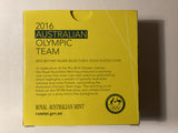 2016 $5 Fine Silver Selectively Gold Plated Coin. Australian Olympic Team.