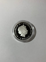 2016 $1 1oz Silver Proof Coin. Returned and Services League of Australian Centenary Coin.