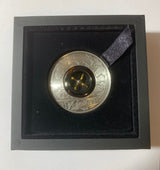 2019 $2 2oz Silver Proof Coin. Centenary of Flight. England to Australia. Antiqued Propeller Coin.