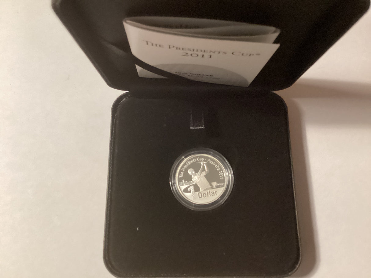 2011 $1 Silver Proof Coin. The President’s Cup.