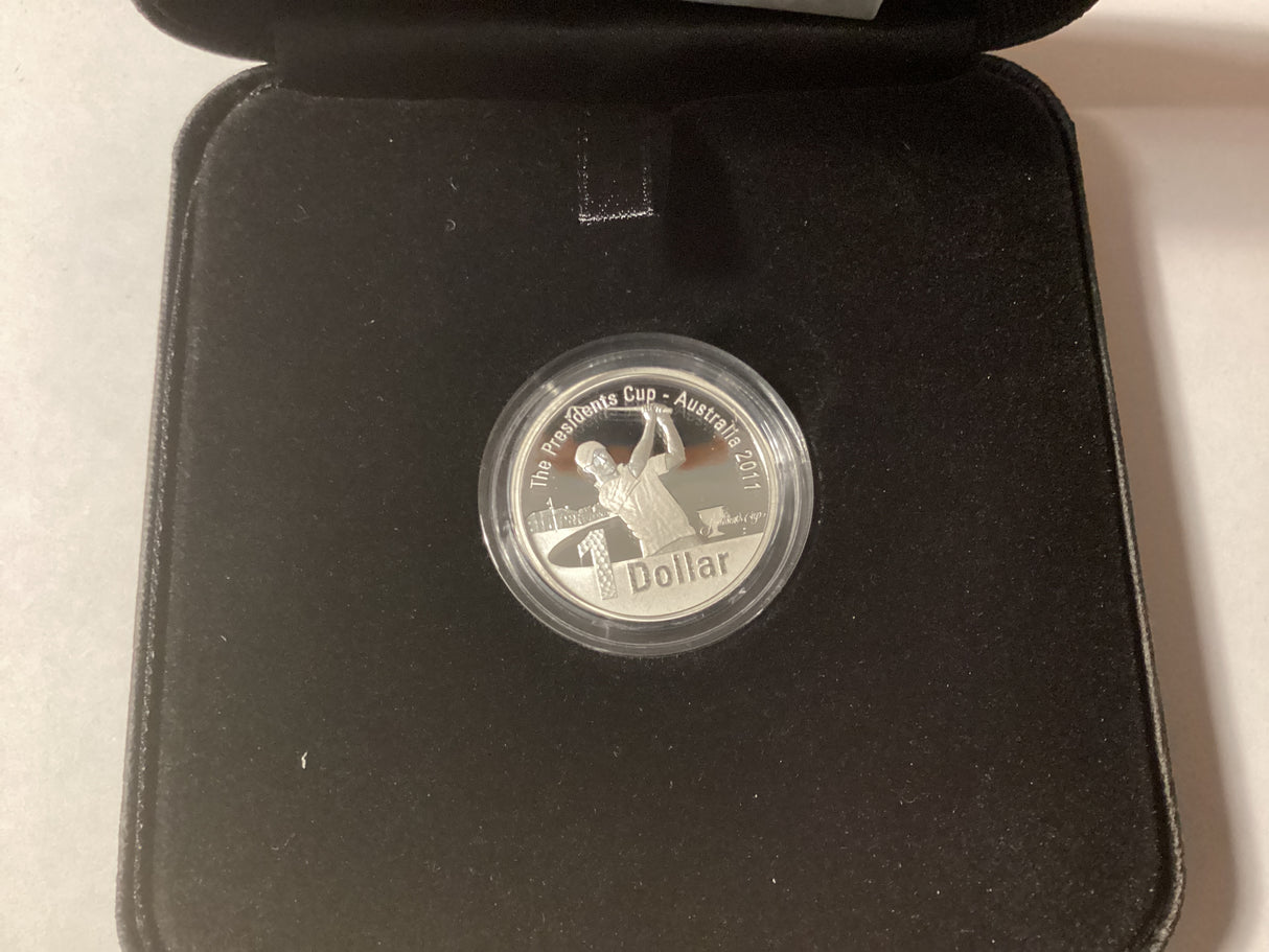 2011 $1 Silver Proof Coin. The President’s Cup.