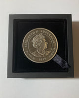 2019 $2 2oz Silver Cameo Antiqued Coin. Queen Victoria 200th Anniversary.