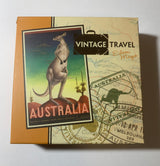 2014 $1 1oz Silver Proof Coin. Vintage Travel. Australia. Eleen Mayo.