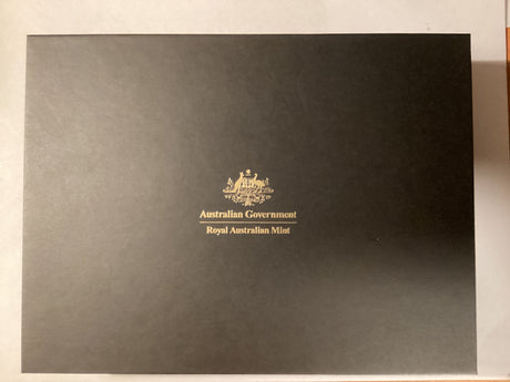 2018 $10 Fine Silver Selectively Gold Plated Proof Coin. Kangaroo Series. 25th Anniversary.