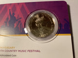 2022 50c 50th anniversary of Tamworth Country Music Festival Uncirculated Coin