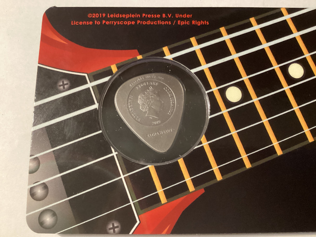 2019 $2 ACDC Plug Me In 1/4oz Silver Proof Coin.