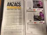 2015 Uncirculated Coin Collection. Anzacs Remembered 1914-1918.