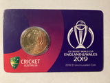 2019 $1 Carded Uncirculated Coin. ICC Cricket World Cup. England & Wales.