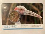 2020 $1 Mob of Roos Carded Coin. Anda Release. Brolga.  Brisbane ANDA.