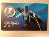 2023 50c Uncirculated Carded Coin. Australian Antarctic Territory. Humpback Whale.