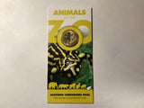 2012 $1 Colour Printed Coin. Animals of the Zoo. Southern Corroboree Frog.